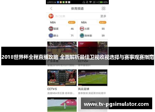 2018世界杯全程直播攻略 全面解析最佳卫视收视选择与赛事观赛指南