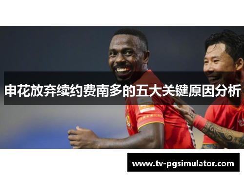 申花放弃续约费南多的五大关键原因分析 申花放弃续约费南多的五大关键原因分析