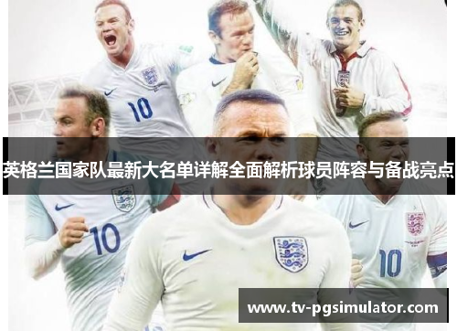英格兰国家队最新大名单详解全面解析球员阵容与备战亮点